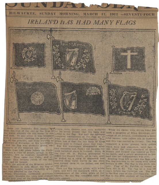 Ireland Has Had Many Flags, 1912